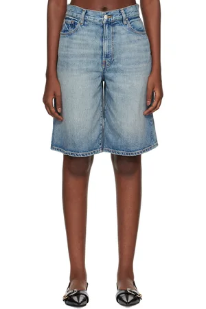 AMIRI Blue Skater Denim Shorts
