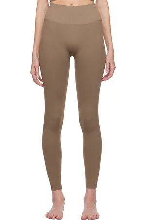 SKIMS Taupe Contour Nylon Leggings