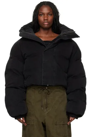 Entire Studios Black MML Hooded Puffer Down Jacket