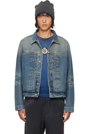 424 FAIRFAX Blue Trucker Denim Jacket