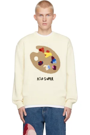 KIDSUPER STUDIOS Off-White Paint Palette Sweater