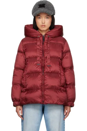 Max Mara Red Seia Down Jacket