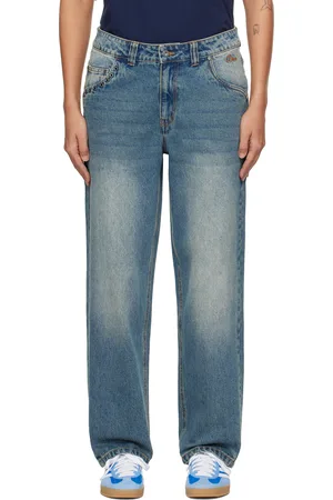 DIME Blue Classic Relaxed Jeans