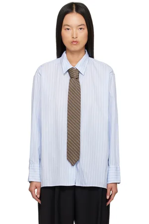 mfpen SSENSE Exclusive Blue Irregular Shirt