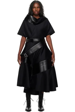 JUNYA WATANABE Black Belted Maxi Dress