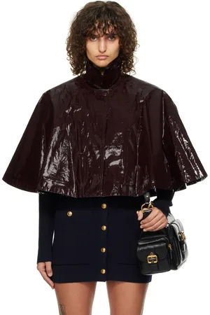 Chloé Brown Short Cape Jacket
