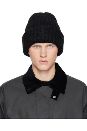 Sunflower Black Chunky Beanie