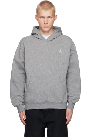 Nike Gray Jordan Brooklyn Fleece Hoodie
