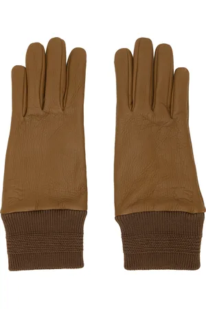 Burberry Brown Leather Gloves