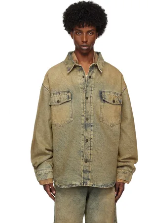 Guess Blue Denim Shirt Overshirt