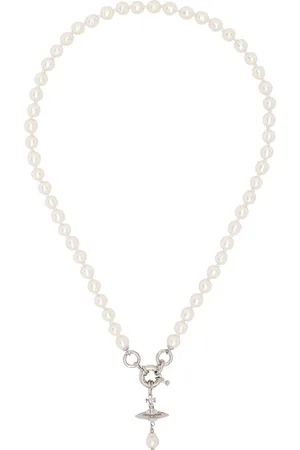 Vivienne Westwood White Aleksa Necklace