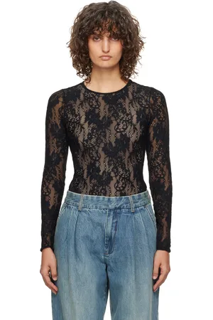 ZIMMERMANN Black Lace Bodysuit