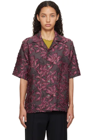 Pins & Needles Purple Cabana Shirt