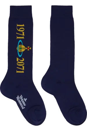 Vivienne Westwood Navy Soccer Socks