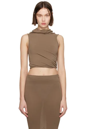 Rick Owens Tan Porterville Lola T-shirt