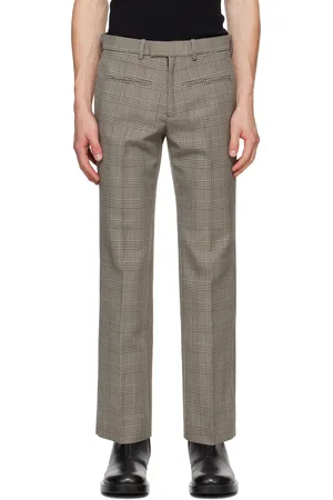 Courrèges Brown Heritage Prince Of Wales Trousers