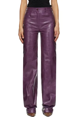 16Arlington Purple Vante Leather Pants