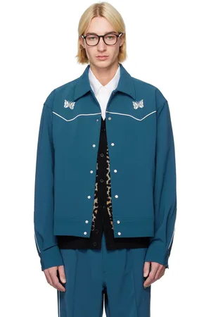 Pins & Needles Blue Piping Cowboy Jacket