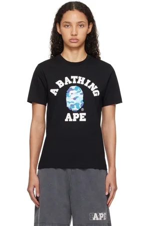 BAPE Black ABC Camo College T-shirt