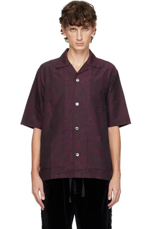 Pins & Needles Purple Cabana Shirt