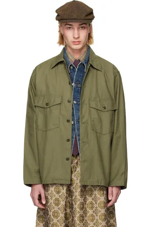 Pins & Needles Khaki L/S Fatigue Shirt
