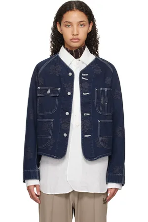 Pins & Needles Indigo Short Coverall Denim Jacket