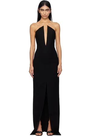 Monot V-Neck Corsetted Maxi Dress