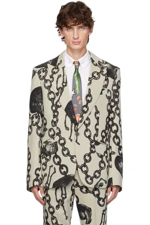 Vivienne Westwood Gray One Button Blazer