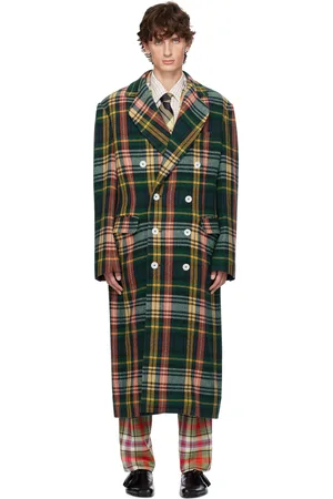 Vivienne Westwood Green Long Wreck Coat