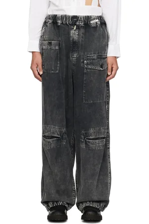 Maison Mihara Yasuhiro Cotton Satin Cargo Pants