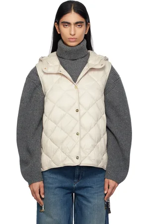 Max Mara Off-White Trefa Down Vest