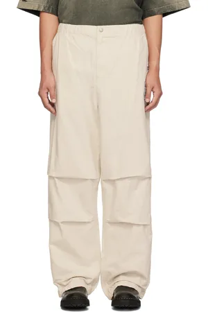 Maison Mihara Yasuhiro Beige Ripstop Parachute Trousers