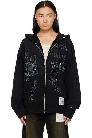 Maison Mihara Yasuhiro Drawstring Zip Hoodie