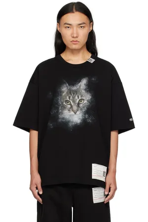 Maison Mihara Yasuhiro Cat Printed T-shirt
