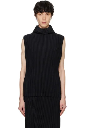 Issey Miyake Black Monthly Color October Tank Top