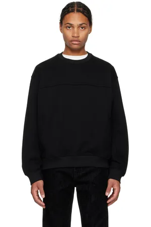 Solid Black Biker Sweatshirt