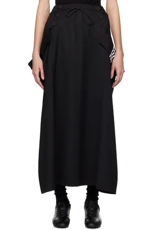 Y-3 Refined Wool Midi Skirt