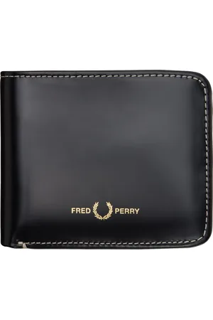 Fred Perry Black Box Leather Bifold Wallet