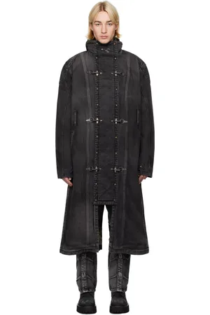 THUG CLUB Bio Soldier Denim Trench Coat