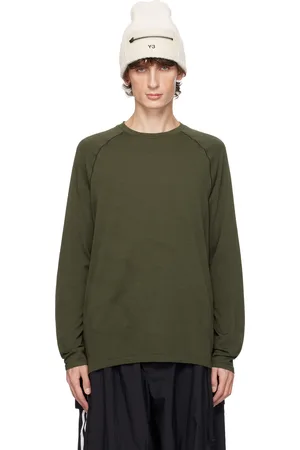 Y-3 Khaki Run Knit T-shirt