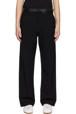 Marni Black Wool Mending Trousers