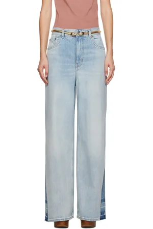 Chloé Blue Wide-Leg Jeans