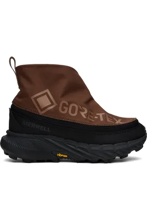 Merrell Brown & Green Agility Peak 5 GTX Zip Off Sneakers