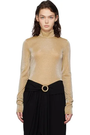 Lanvin Gold Long Sleeve T-shirt