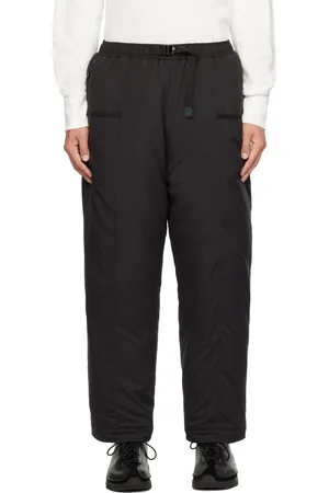 SOUTH2 WEST8 Black Insulator Belted Trousers