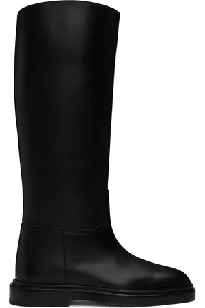 LEGRES Black Riding Tall Boots