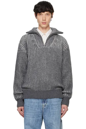 OFFICINE GENERALE Gray Tarek Sweater