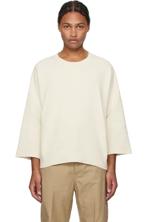 VISVIM Off-White Jumbo Sweat 3/4 Sweatshirt