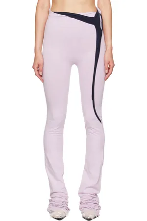 OTTOLINGER Purple Distressed Drape Lounge Pants