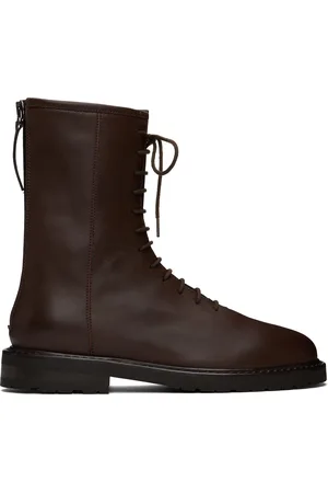 LEGRES Brown Combat Boots